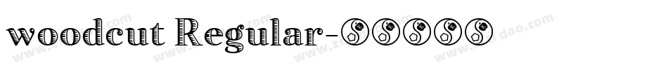 woodcut Regular字体转换